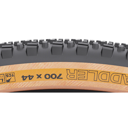 Pneu WTB RADDLER TCS LIGHT FAST ROLLING DUAL DNA SG2 700x44c Tubeless Ready Renforcé Beige