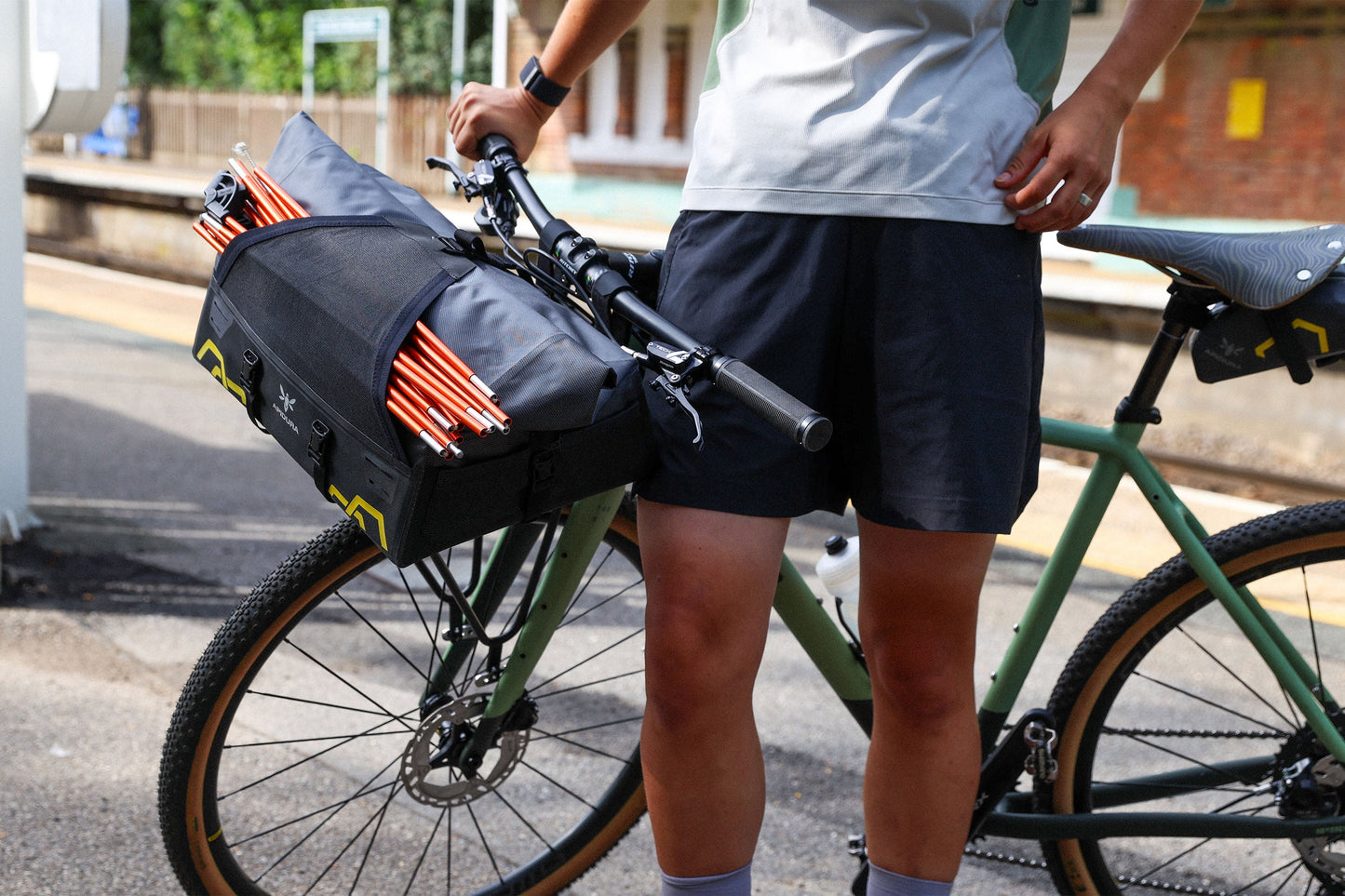 Sacoche de Guidon APIDURA EXPEDITION FRONT RACK PACK 20 L Noir
