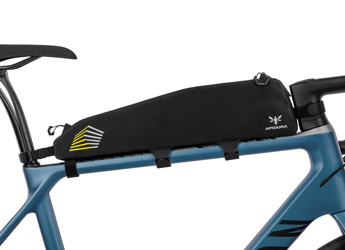 Sacoche de Cadre APIDURA RACING LONG TOP TUBE PACK 2 L Noir