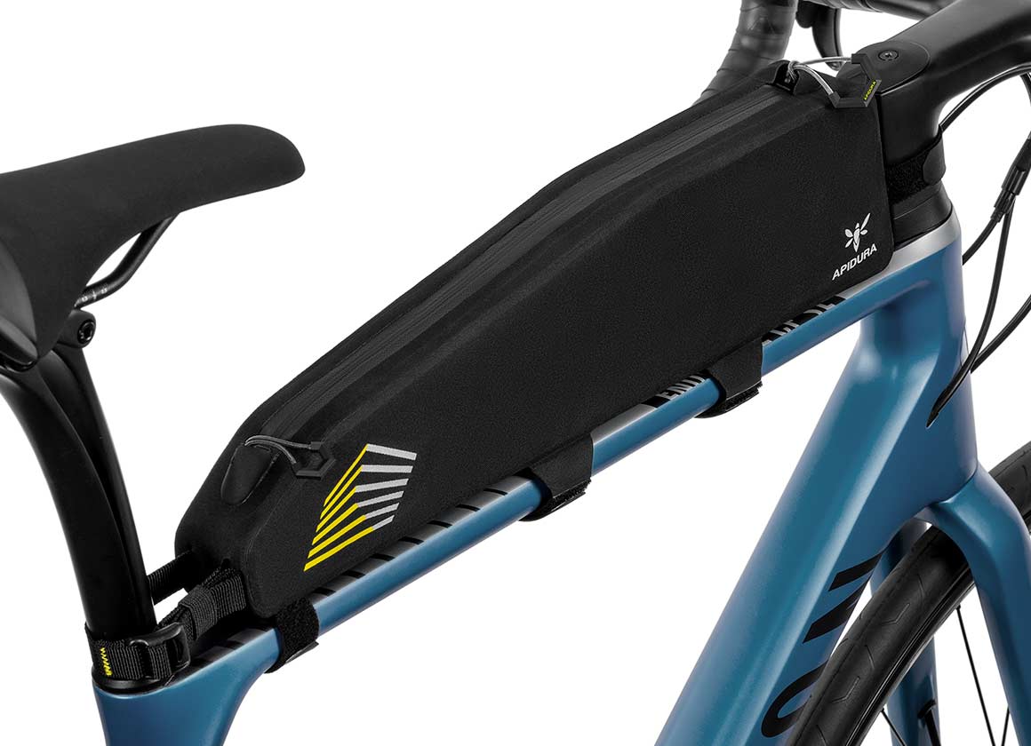 Sacoche de Cadre APIDURA RACING LONG TOP TUBE PACK 2 L Noir