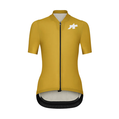 Maillot ASSOS UMA GT S11 EVO Manches Courtes Femme Godlen Yellow