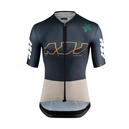 Maillot ASSOS EQUIPE RS S11 Something to Say Manches Courtes Bleu