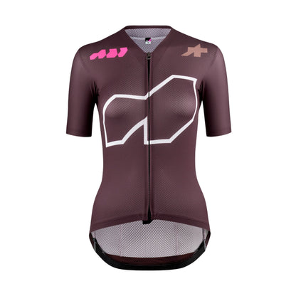 Maillot ASSOS DYORA R S11 We are the A Manches Courtes Femme Bordeaux