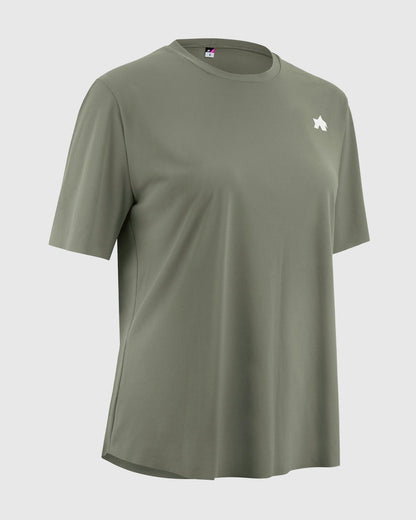 Maillot ASSOS TACTICA POST RIDE T5 Manches Courtes Femme Vert