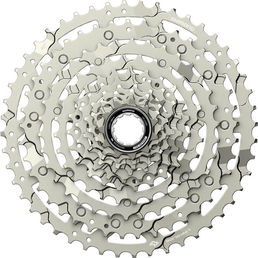 Cassette 10V SHIMANO CUES CS-LG400 Linkglide - Édition Polish Silver