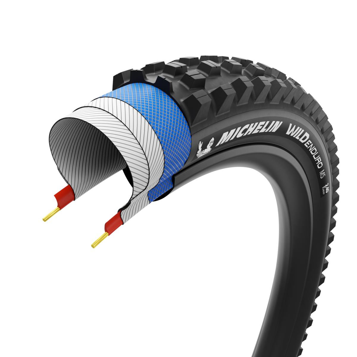 Pneu MICHELIN WILD ENDURO MS Performance Line 29x2.40 Tubeless Ready Souple Noir