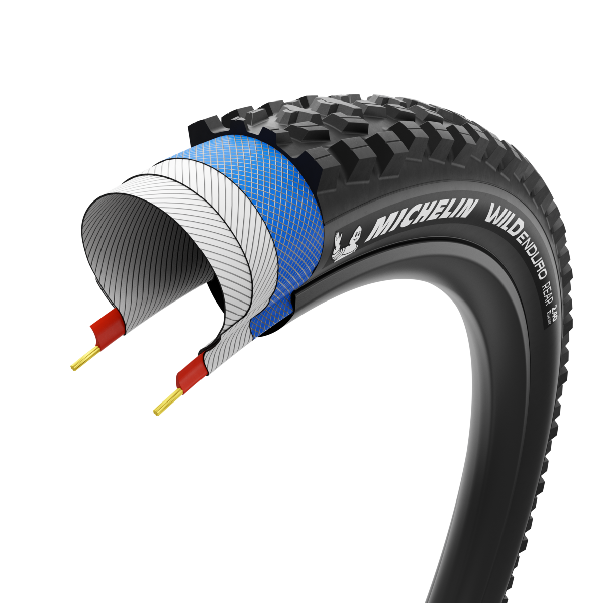 Pneu MICHELIN WILD ENDURO REAR Performance Line 29x2.40 Tubeless Ready Souple Noir