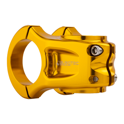 Potence BURGTEC ENDURO MK3 Or — vue arrière en trois quarts