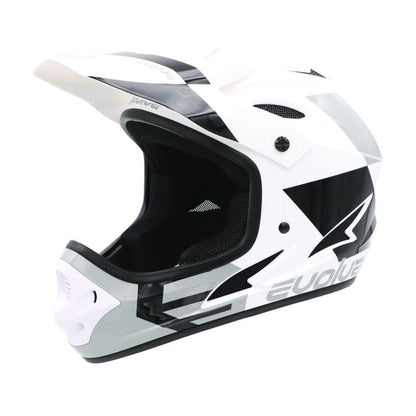 Casque Evolve Storm blanc et noir brillant