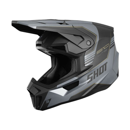 Casque BMX SHOT LITE S10 Black Grey Matt