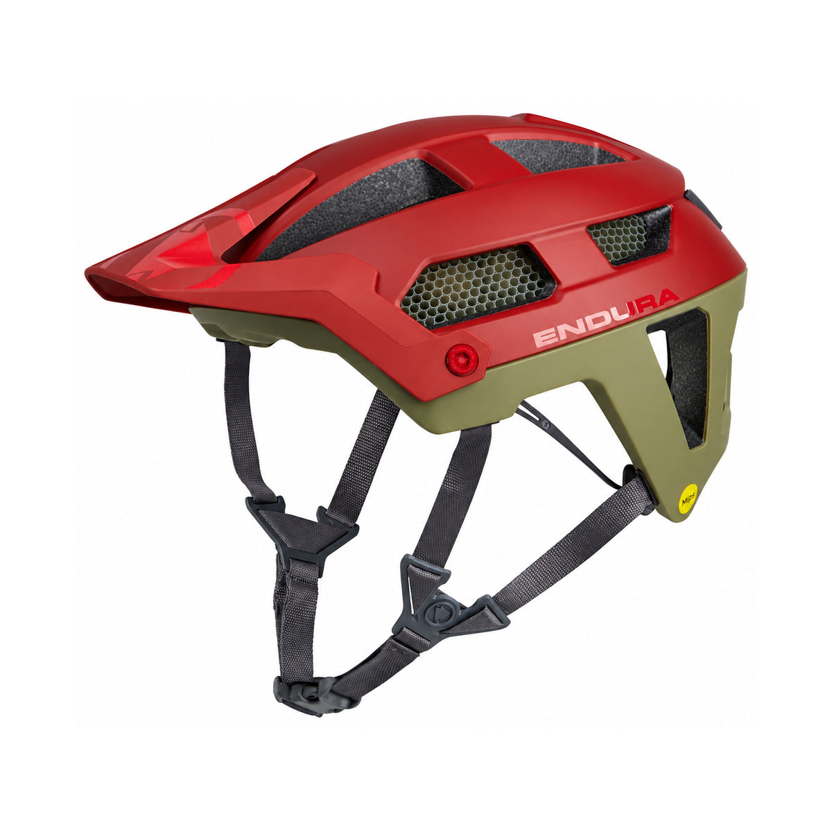 Casque VTT ENDURA SINGLETRACK MIPS Rouge/Vert — vue produit