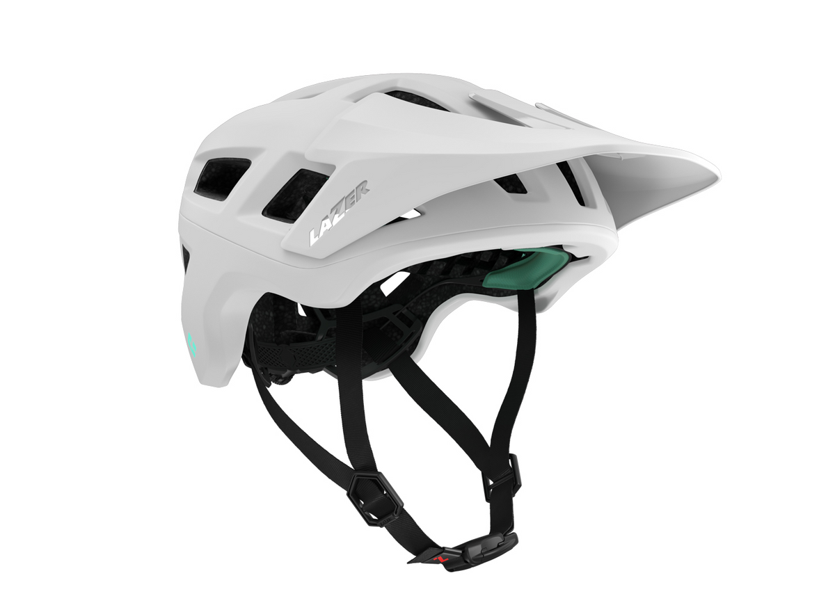 Casque VTT LAZER COYOTTE KINETICORE Blanc Matt — vue complémentaire 2