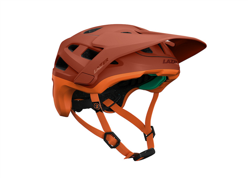 Casque VTT LAZER JACKAL KINETICORE Orange Rouille — vue complémentaire 2