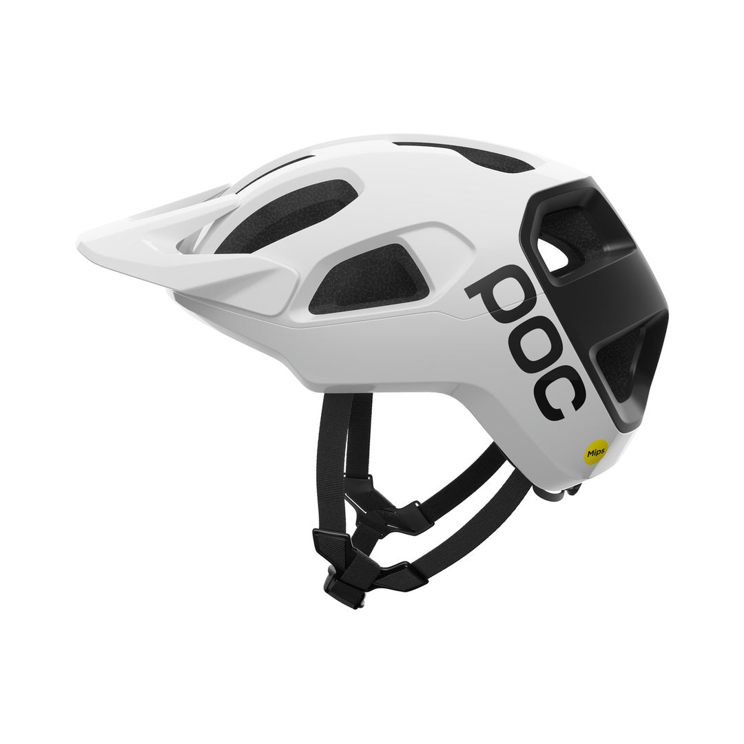 Casque VTT POC CULARIS Blanc/Noir Matt Logo — vue produit