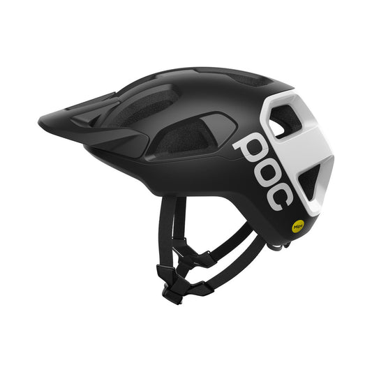 Casque VTT POC CULARIS Noir/Blanc Matt Logo — vue produit