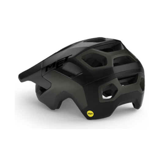 Casque VTT MET REVO MIPS Noir — vue orientée vers la gauche