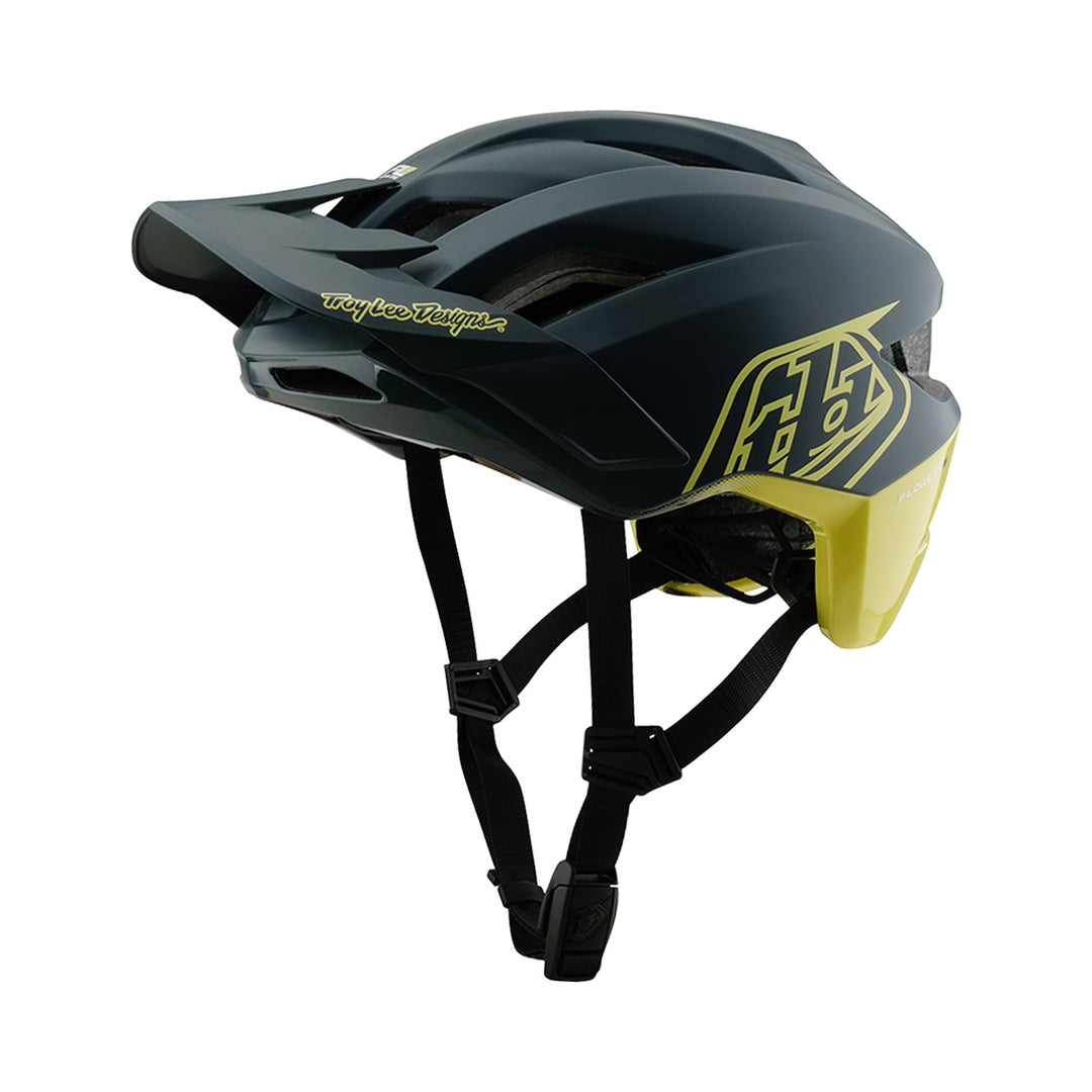 Casque VTT TROY LEE DESIGNS FLOWLINE SE MIPS Gris/Jaune — vue produit