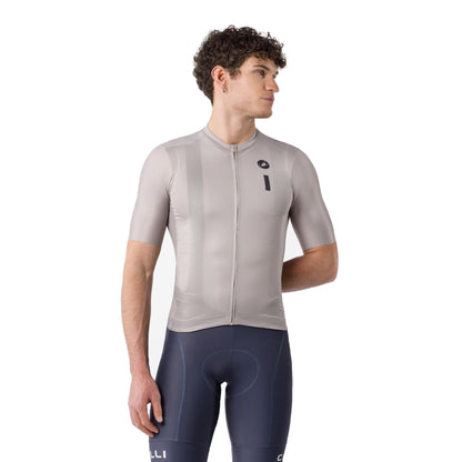 Maillot CASTELLI DRITTONE LOGO Manches Courtes Clay