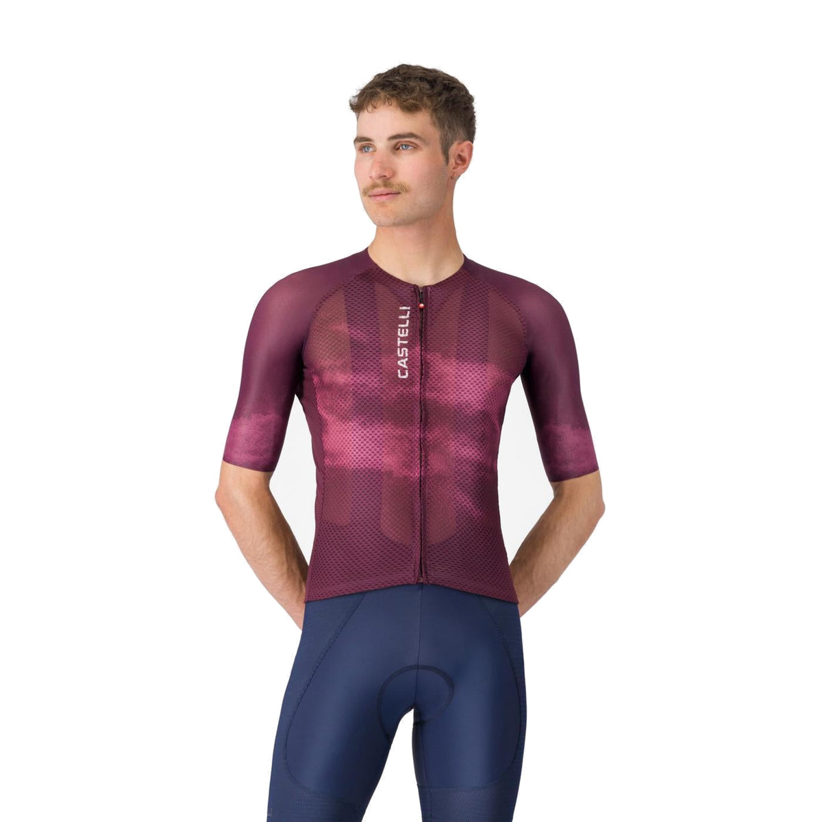 Maillot CASTELLI CLIMBER'S A/C Manches Courtes Bordeaux
