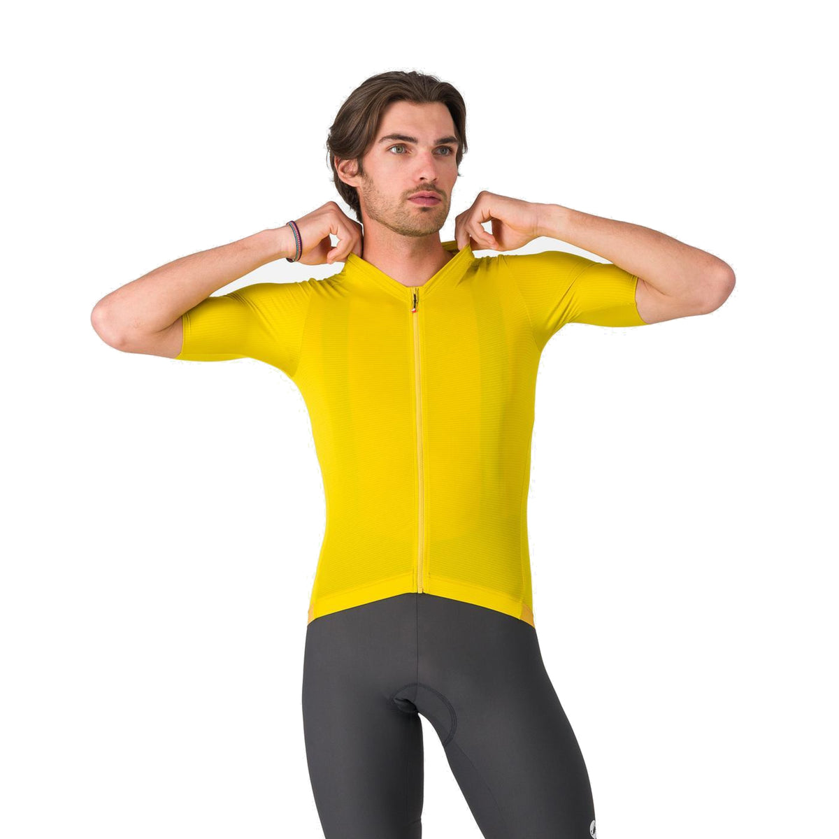 Maillot CASTELLI ESPRESSO 2 Manches Courtes Jaune