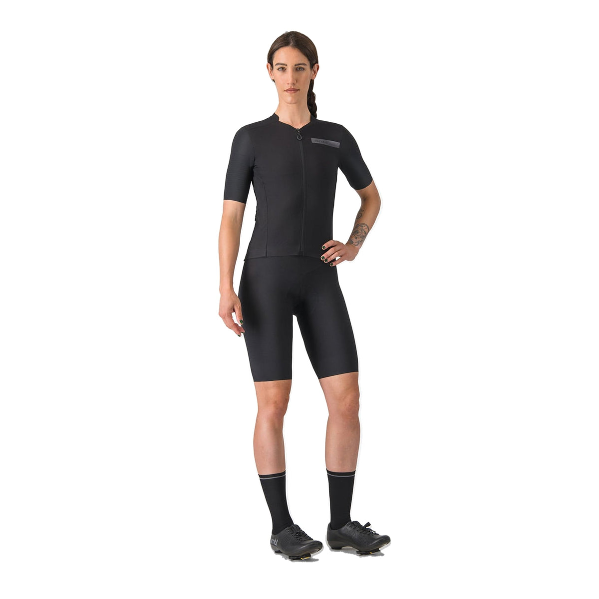 Maillot CASTELLI PREMIO EVO Femme Manches Courtes Noir