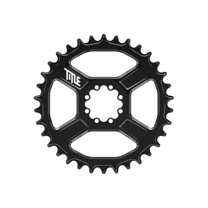 Plateau TITLE CR1 12V SRAM T-Type DM 8 Vis Noir