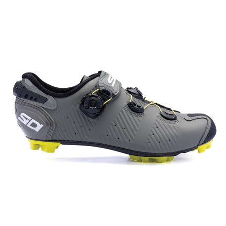 Chaussures VTT SIDI DRAKO 2S SRS Gris Military/Jaune