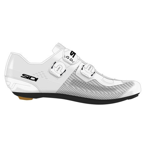 Chaussures Route SIDI GENIUS 10 KNITTED Blanc