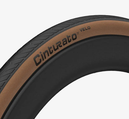 Pneu PIRELLI CINTURATO VELO Tubeless Ready Marron