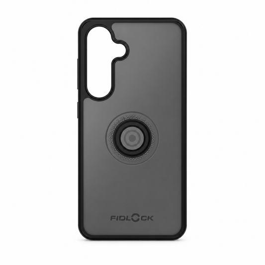 Coque FIDLOCK VACUUM pour Samsung S24 Noir — vue du produit sur fond blanc
