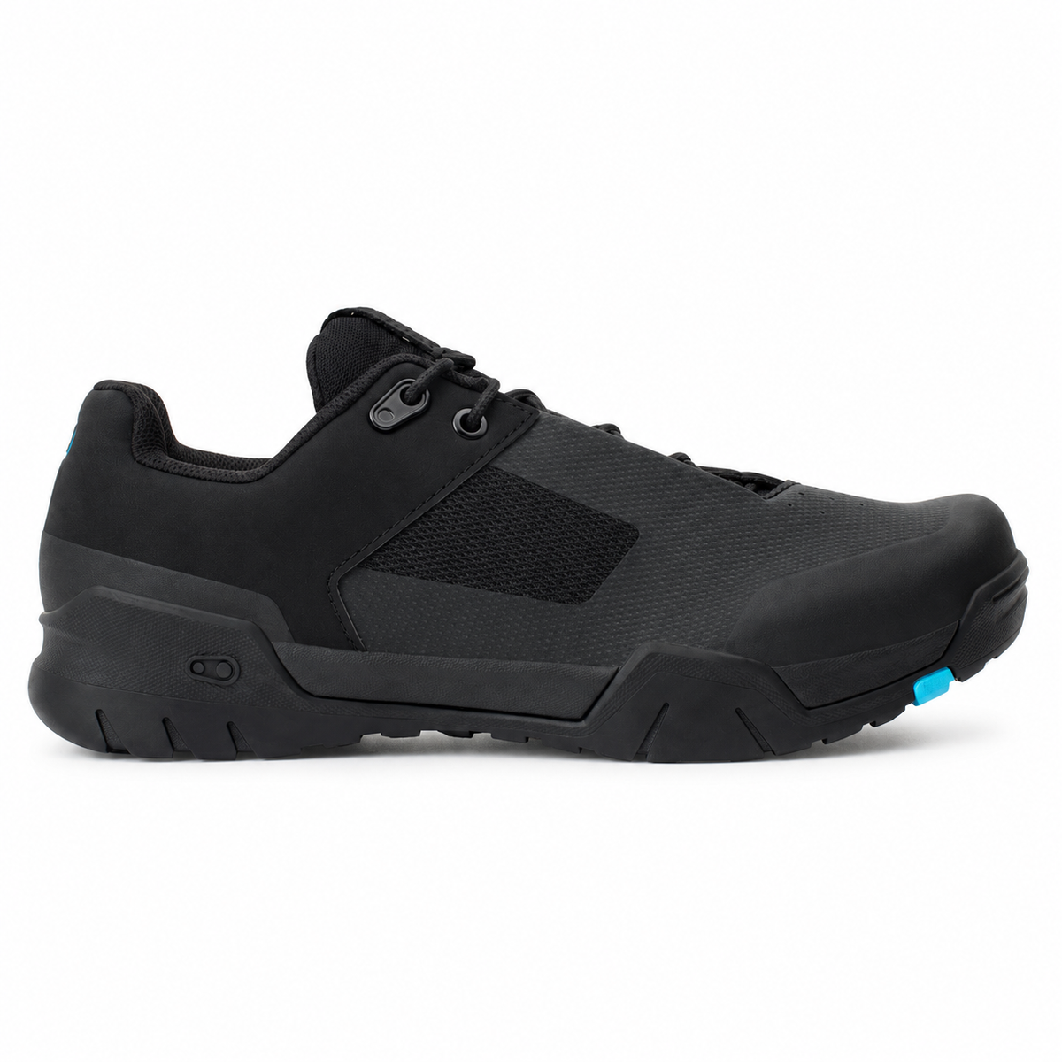 Chaussures VTT Crankbrothers Mallet Enduro Lace Noir/Bleu — profil extérieur