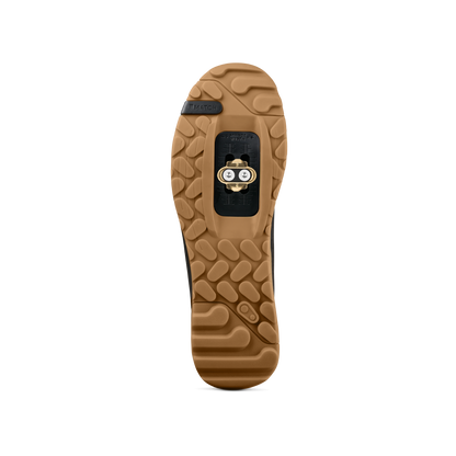 Chaussures VTT CRANKBROTHERS MALLET TRAIL LACE CLIP Noir/Gum — semelle avec cale
