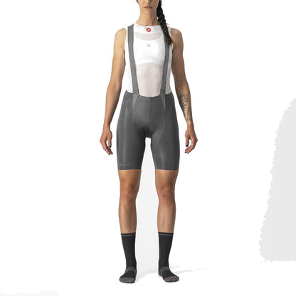 Cuissard Court à Bretelles CASTELLI FREE AERO RC W Femme Gris — fond blanc, 2000 x 2000