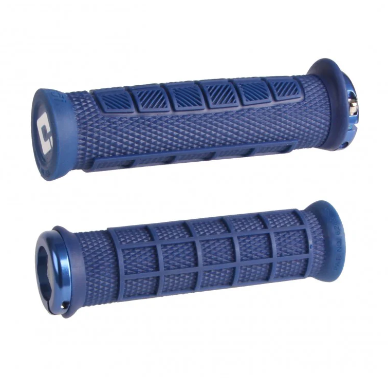 Grips ODI ELITE PRO V2.1 Lock-on 130 mm Bleu