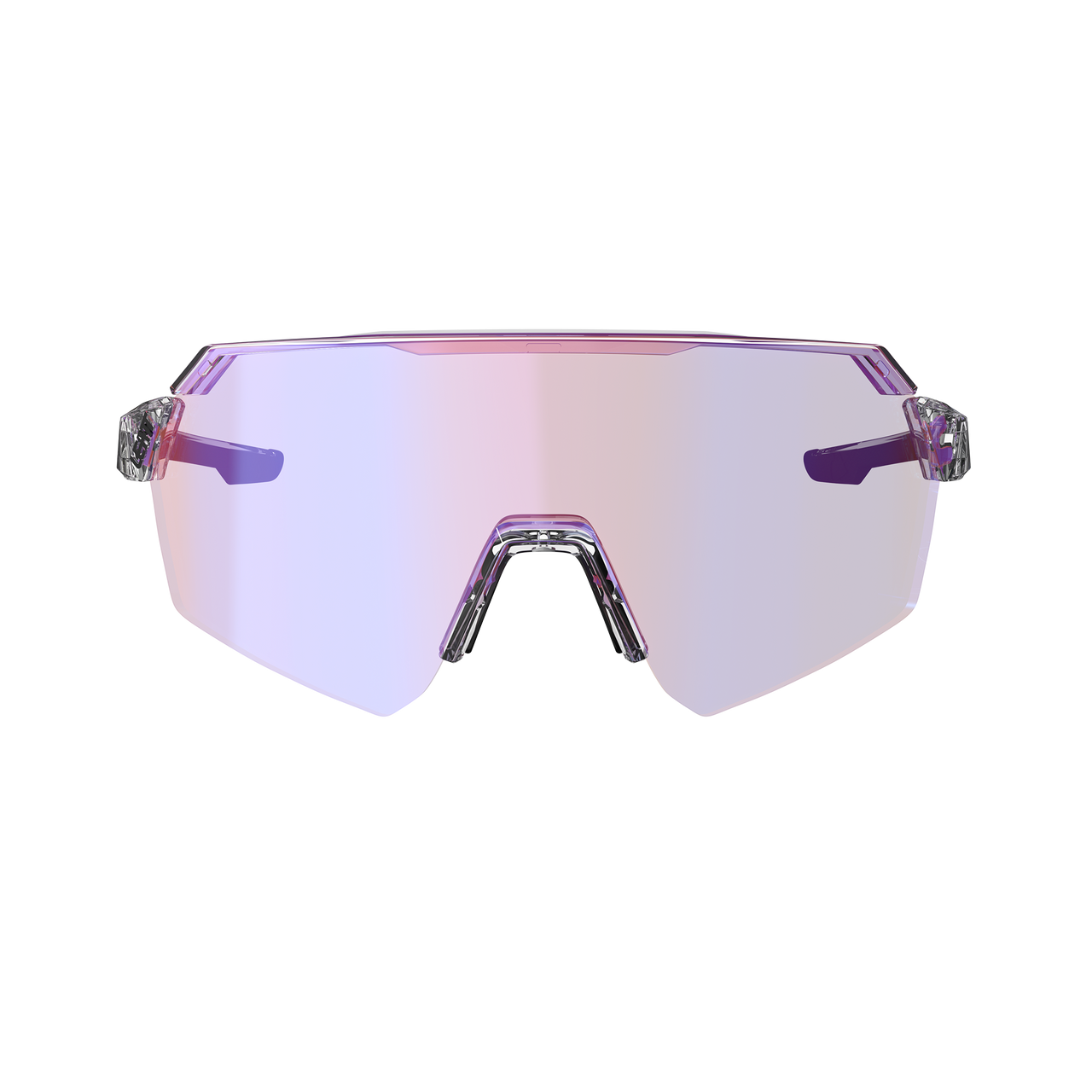 Lunettes LEATT RIDEVIZ LITE SMALL Transparent Verre Iriz Crystal Fuschia