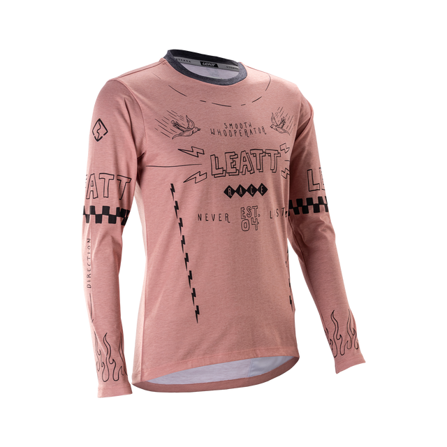Maillot LEATT MTB GRAVITY 3.0 Femme Manches Longues Rose