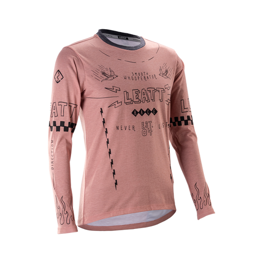 Maillot LEATT MTB GRAVITY 3.0 Femme Manches Longues Rose
