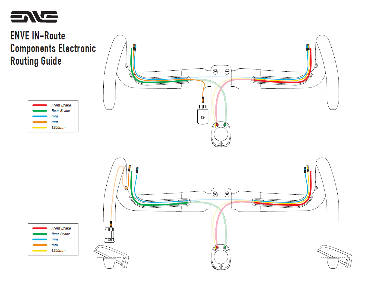 Cintre ENVE Aero Compact Passage Interne