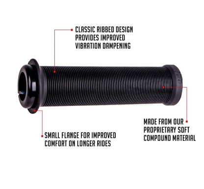 Grips ODI LONGNECK V2.1 Lock-on 135 mm Noir