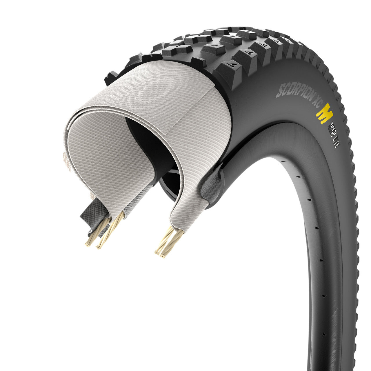 Pneu PIRELLI SCORPION RACE XC M Lite 29x2.40 Tubeless Ready Souple Noir