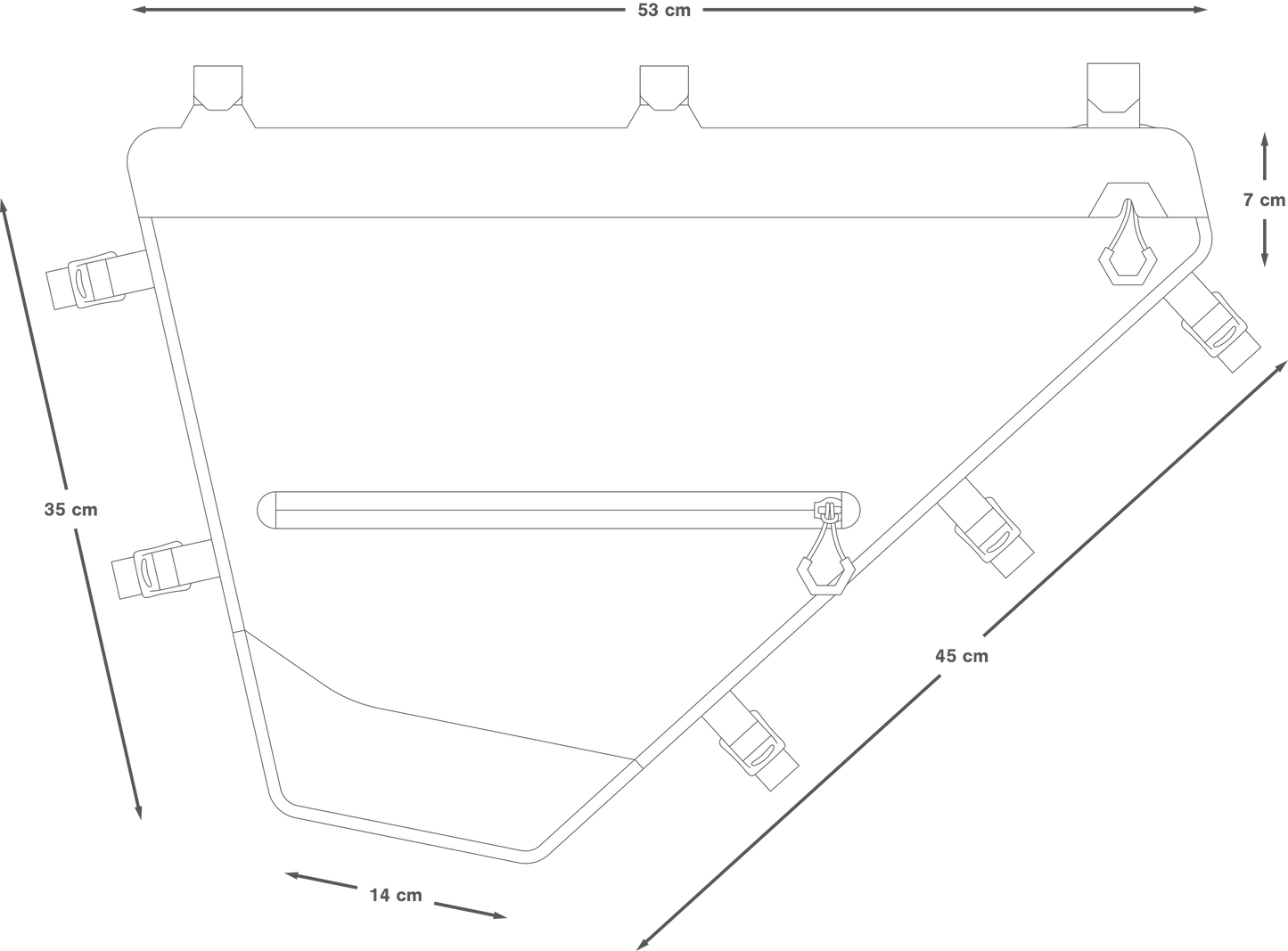 Sacoche de Cadre APIDURA EXPEDITION FULL FRAME PACK 14 L Noir