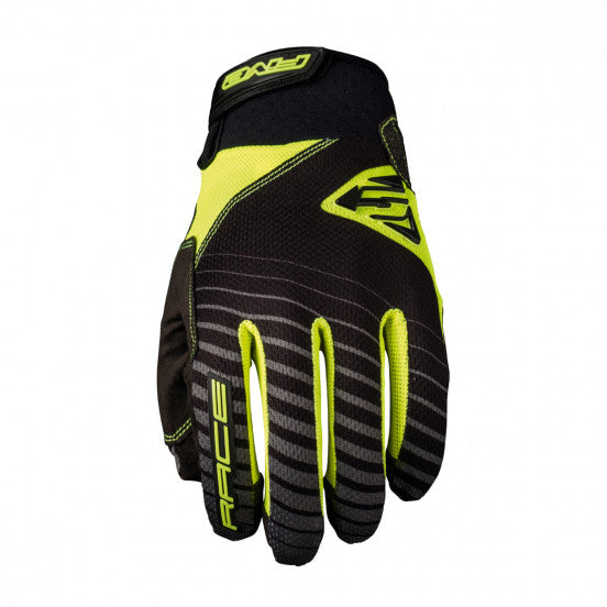 Gants FIVE BMX RACE Jaune/Noir