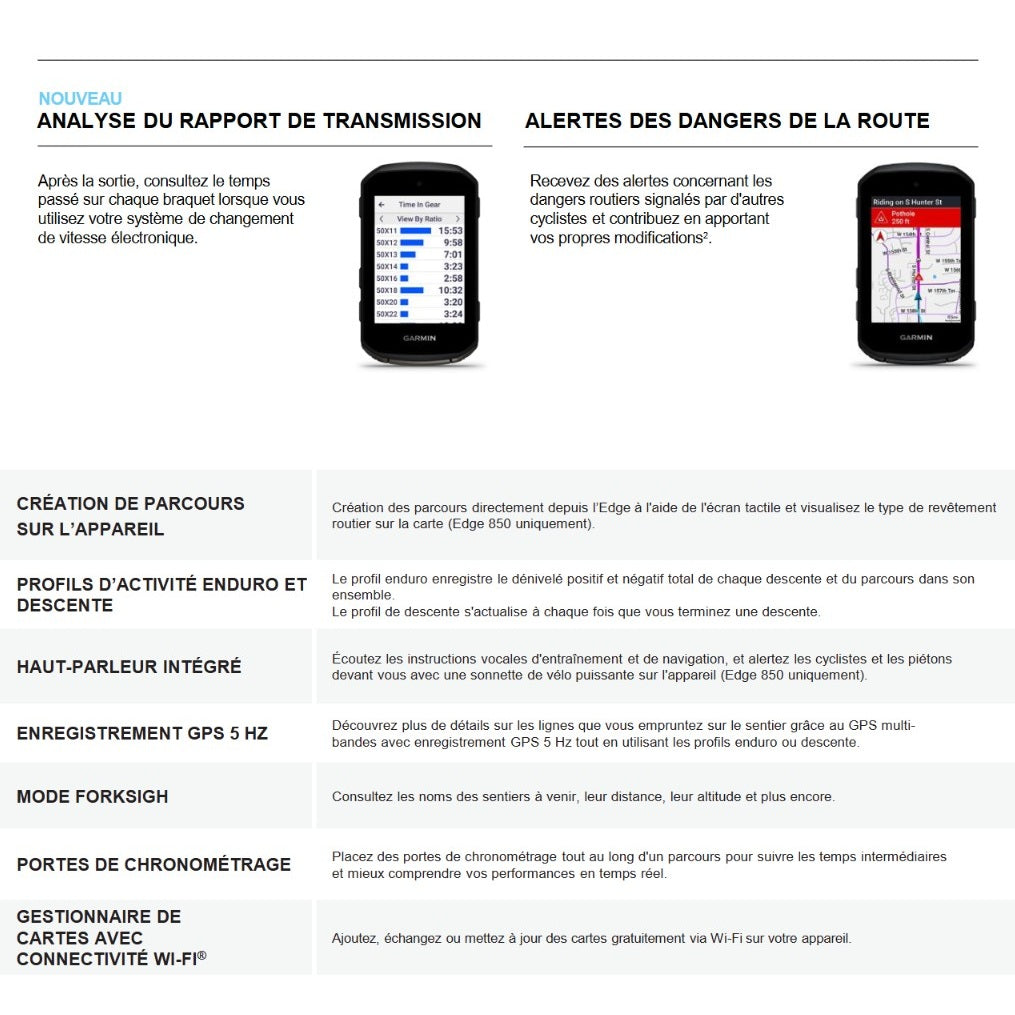 GPS GARMIN EDGE 550