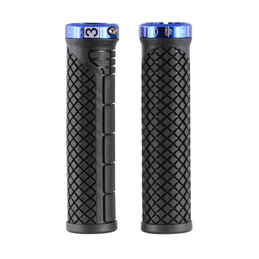 Grips SB3 SHARK Lock-On 132 mm Noir/Bleu