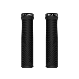 Grips Title MTB FORM Lock-On Noir - paire vue de face