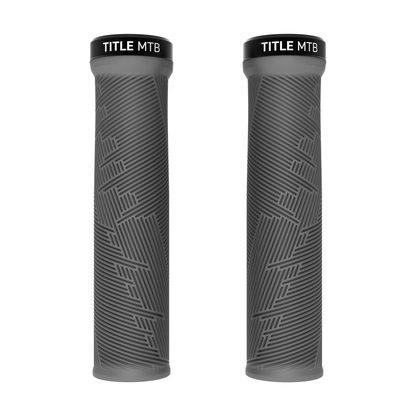 Grips Title MTB FORM Lock-On Gris - paire vue de face
