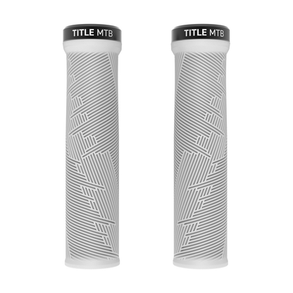 Grips Title MTB FORM Lock-On Blanc - paire vue de face