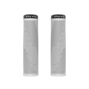 Grips Title MTB FORM Lock-On XL Blanc - paire vue de face
