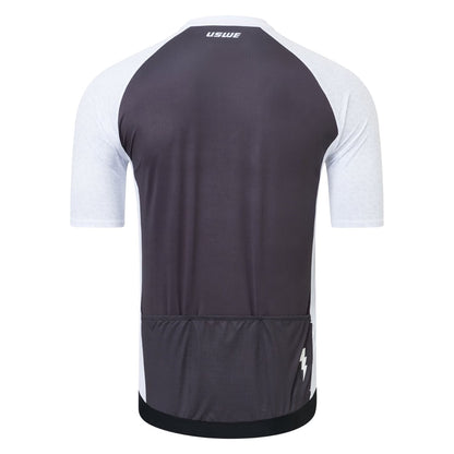 Maillot Manches Courtes USWE GRUS GRAVEL Blanc