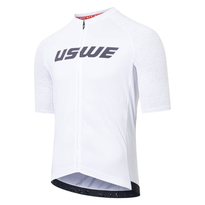 Maillot Manches Courtes USWE GRUS GRAVEL Blanc